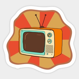 70's tv Sticker